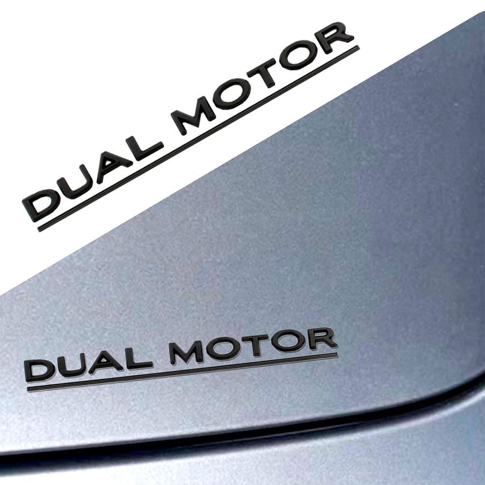 Tesla model 3 Y Dual motor performance badge 3D metal rear trunk Emblemsticker
